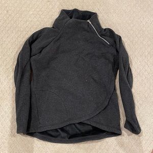 Athleta cozy karma crossover sweatshirt